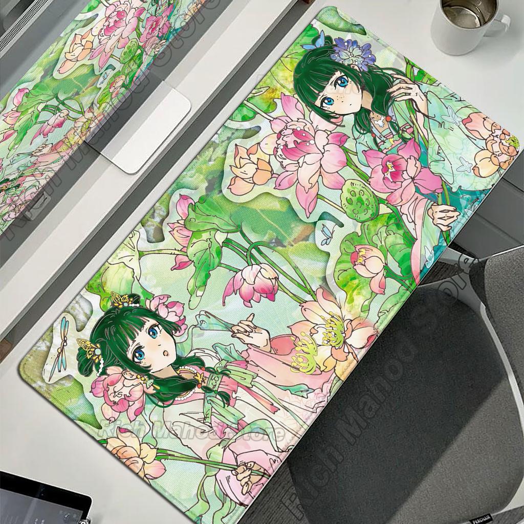 Apothecary Diaries Anime Gamer Computer HD Mousepad XXL Mouse Mat Natural Rubber Non-Slip Carpet XXL Tablemat Desk Accessories