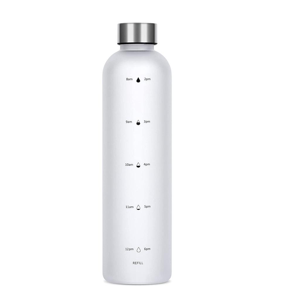 Tritan 1000ml Gradient Sports Water Bottle - Large Capacity, Portable, Outdoor Fitness Cup