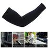 1/3 Pair Summer UV Protection Fingerless Arm Sleeves for Men's Plus Size, Quick Dry, Breathable Lightweight Cool Silk Arm Sleeve
