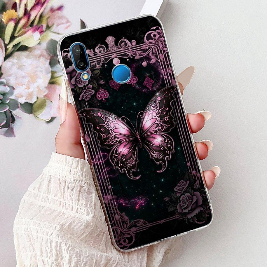 For Cover Huawei P20 Lite Phone Case ANE-LX1 ANE-LX2 ANE-LX3 Transparent Funda Cool Cartoon Cover on Huawei P20Lite Nova 3e Capa Huawei P20 Lite