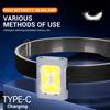 Multi-functional Headlamp,Smart Sensor,7 Lighting Modes,Magnetic,Waterproof,Type-C Charge,Detachable for Cycling/Camping/Fishing