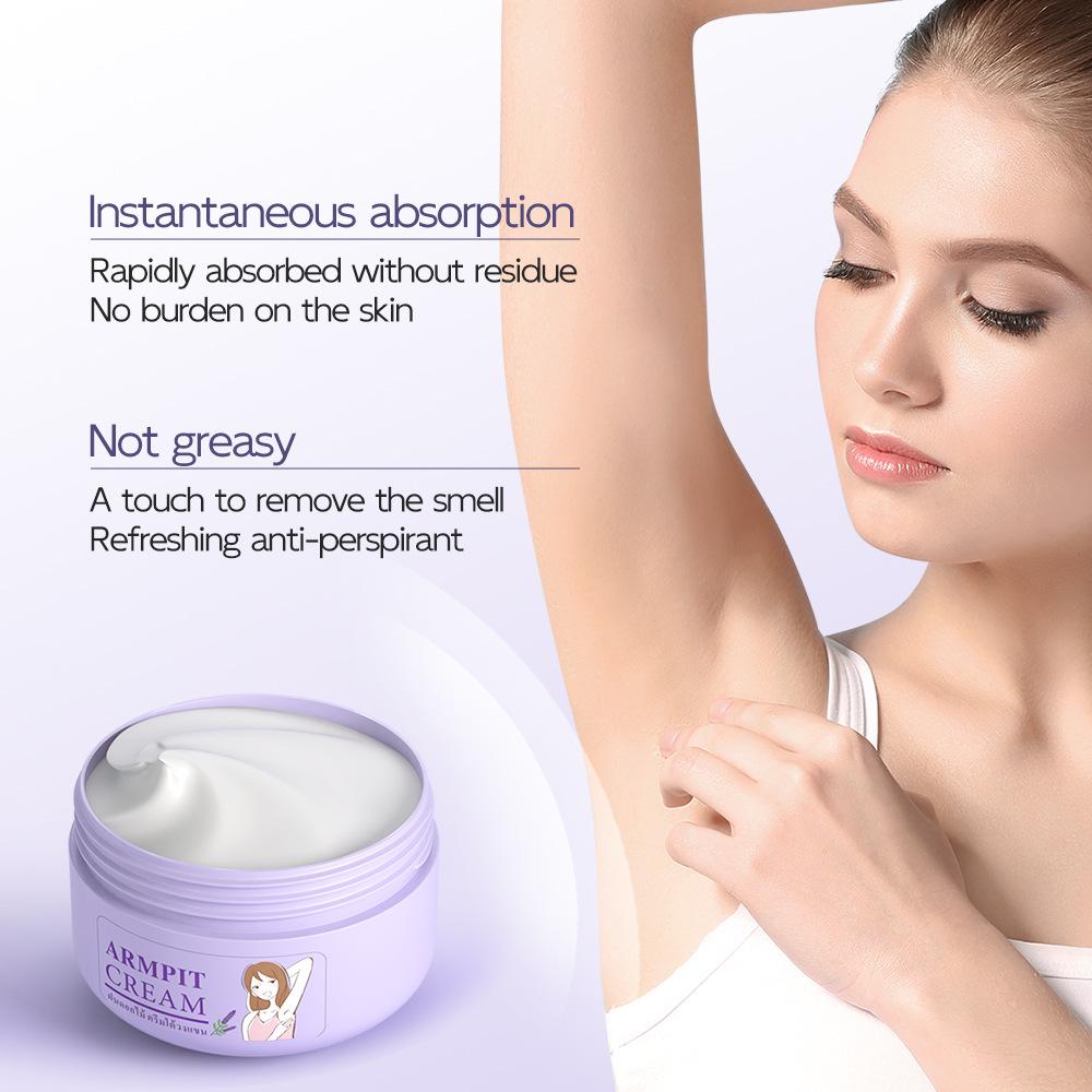Underarm Antiperspirant Deodorant Cream All-Day Sweat Control Odor Suppression Sweat and Odor Prevention 50ml