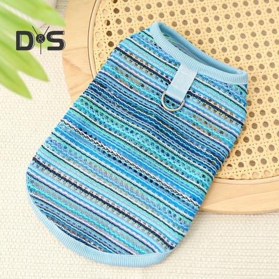 Dog Shirts Summer Sleeveless Pet Vest Breathable Hollow Cooling Clothes Pet Outfit for Small Dogs And Cats
