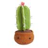 Crochet Flower Set with Step-by-Step Tutorial Instruction Crochet Potted Plant Crochet Knitting Supplies for Beginner