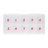 Nail Tip Storage Box: 500-Piece Semi-Transparent Flat Bottom Container for False Nails & Jewelry