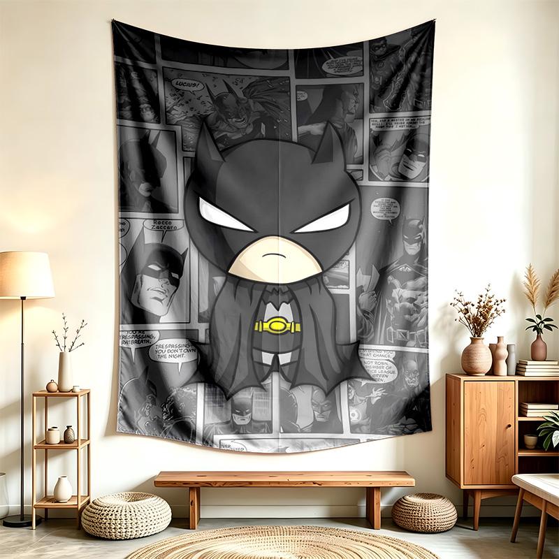 Batman (14) Wandteppich Geeignet Für Die Dekoration Von Häusern Wohnheimen Und Schlafzimmern Weich Anzufassen Und Ein Perfektes Geschenk Für Freunde Und Familie
