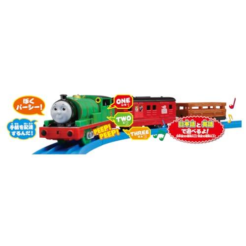 TAKARA TOMY "PLARAIL THOMAS OT-02 Talking Percy English Plus" Train Train Toy Unisex 3 years old and above Toy Safety Standards Passed ST Mark