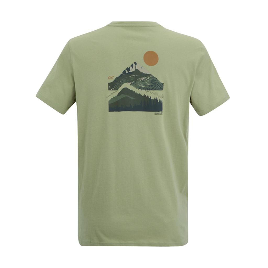 Regatta Mens Breezed Moon Mountain T-Shirt