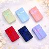 12 Stück/Los Sortierte Farben Ring Halskette Set Box Schmuckschatulle Halskettenetui Ohrringhalter 5*8 Verpackung Geschenkbox