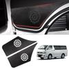 GIMUYA Door Kick Guards for Toyota Ace and 5th Specific Door Trim Scratch and Stain Interior Custom Car PU Leather with Carbon Fiber Driver Passenger