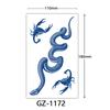 Herbal Tattoo Stickers, Juice Tattoo Stickers, Semi-Permanent English Letter Tattoo Stickers Tattoo