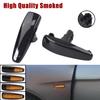 2 Stück Bernsteinfarbene Dynamische LED-Kotflügel Seitenmarkierer für Mitsubishi Lancer EVO X Outlander Sport Mirage 2014+ Blinker Leuchte Markierungsleuchte