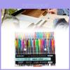 Basic Color Marker Set With 48 Fluorescent Pens For Students Art Projects And Doodle Creation