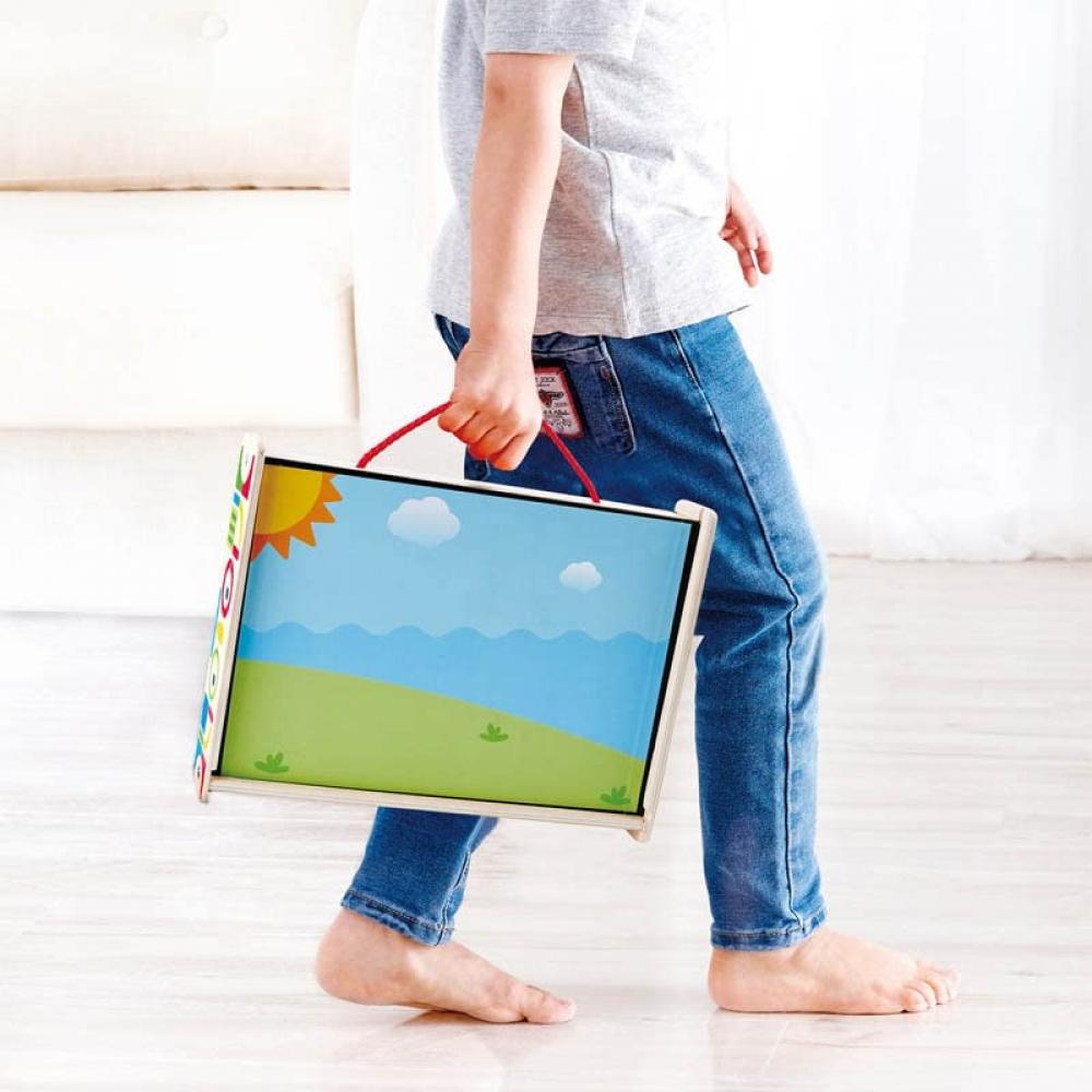 Набор для магнитного творчества Hape 30 x 23 x 6 см для детей от 3 лет, деревянная игрушка E1631