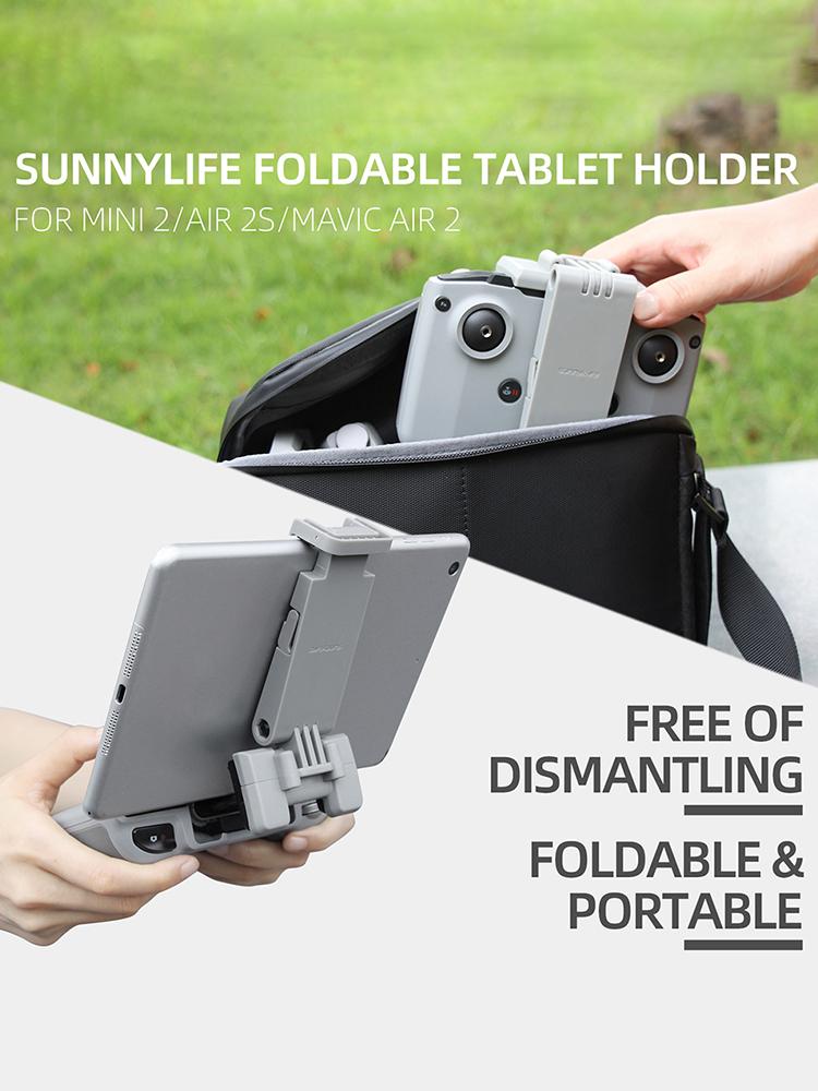 Foldable Expansion Bracket Tablet Clip Holder Remote Control Phone Mount for DJI Air 2S/Mini 2/Mavic Air 2 Accessories