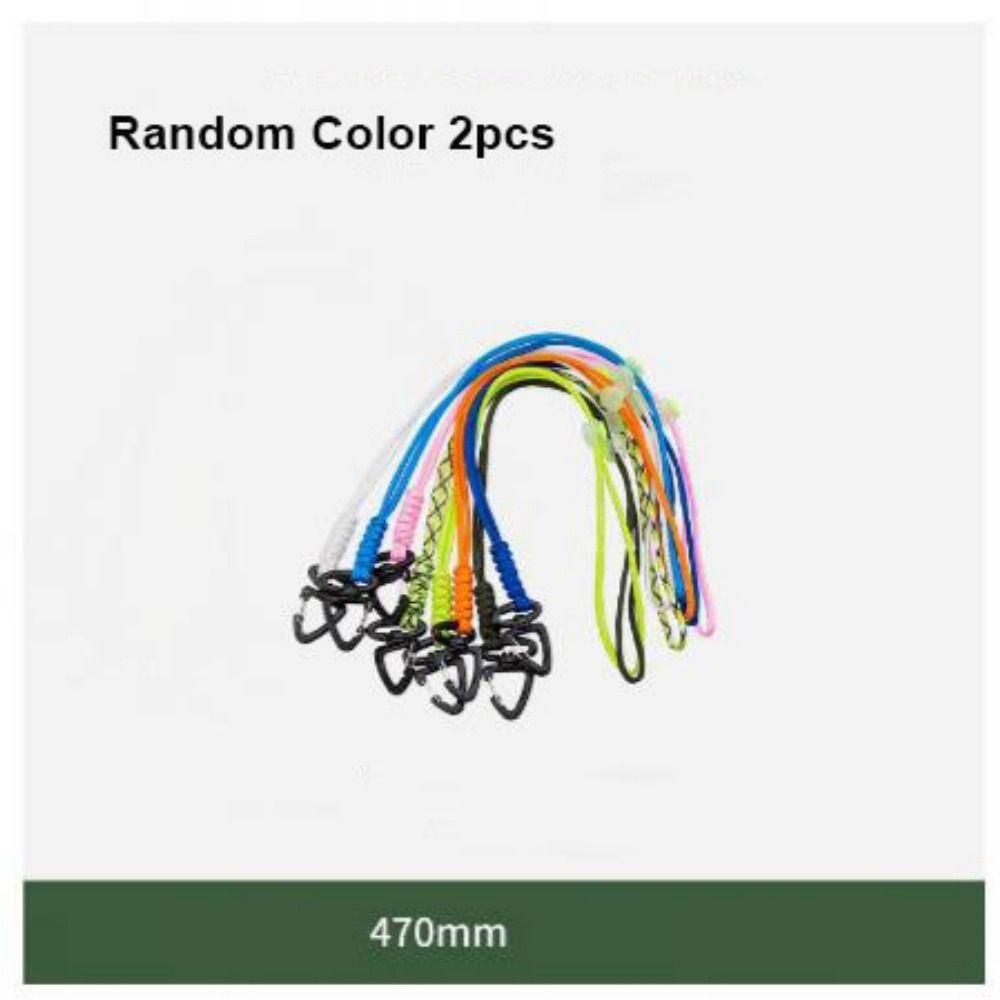 2pcs Multifunction Umbrella Rope Hook 7-Core Key Ring Carabiners Outdoor Camping Sports Accessories