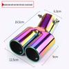 Universal Stainless Steel Tailpipe Muffler Tip Decoration