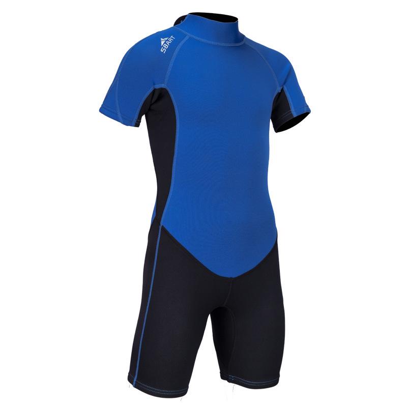 Kids' Sun Protection Long Sleeve One-Piece Swimsuit for Girls & Boys - Quick-Drying Diving Suit