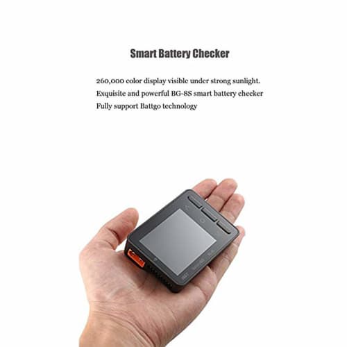 ISDT BG-8S LiPo Battery Checker/Balancer [1-8S Balancing, Mobile Charging, RC Servo Tester]