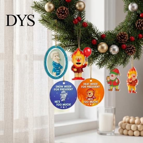 Surprise Gift Holders Christmas Advent Calendar 2026, 24-Day Countdown with 24 Festival Celebration Supplies Acrylic Pendants, Anime Themed