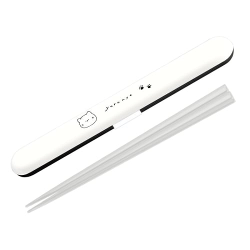 

Kamio Japan Cutlery Set, Chopsticks & Chopstick Case, One-Push Type, YURUNYA 224196