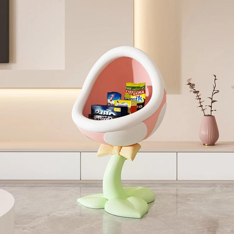 Home Decor Creative Side Table Large Mouth Flower Storage Ornaments Room Decor Bedside Table Living Room Decorative Storage Rack