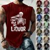 Men's Halloween Print Loose Fit Casual Tank Top