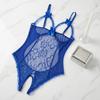 Deep V Women Underwear Open Crotch Lace Sling Nightwear Sweet Lace Bow Bodysuit  Gifts