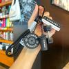 Detachable Dumbbell Keychain: Creative Silicone Fitness Pendant Ornament