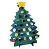 Christmas Count Down Calendar Natural Design Accommodates 24 Miniature Bottle Holiday Decoration For Family