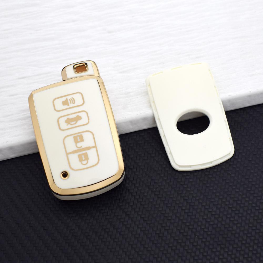 2/3/4 Buttons Anti-Scratch TPU Key Fob Cover for Toyota Camry RAV4 2012-2018 Key Holder Fit For Auris Hybrid Avalon Yaris Verso