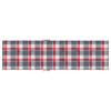 Lounge Chair Cushion Red Checkered Pattern (75+105)*50*4 cm