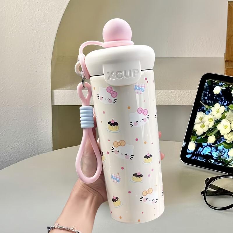Kabarton Kids 316 Stainless Steel Cartoon Straw Thermos Cup