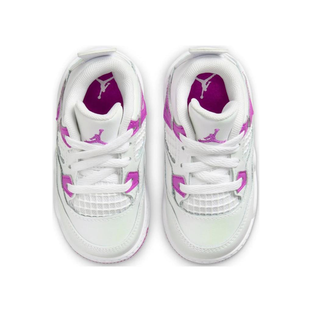 Air Jordan 4 Retro TD Hyper Violet Baby Sneakers Weiß FQ1313-151