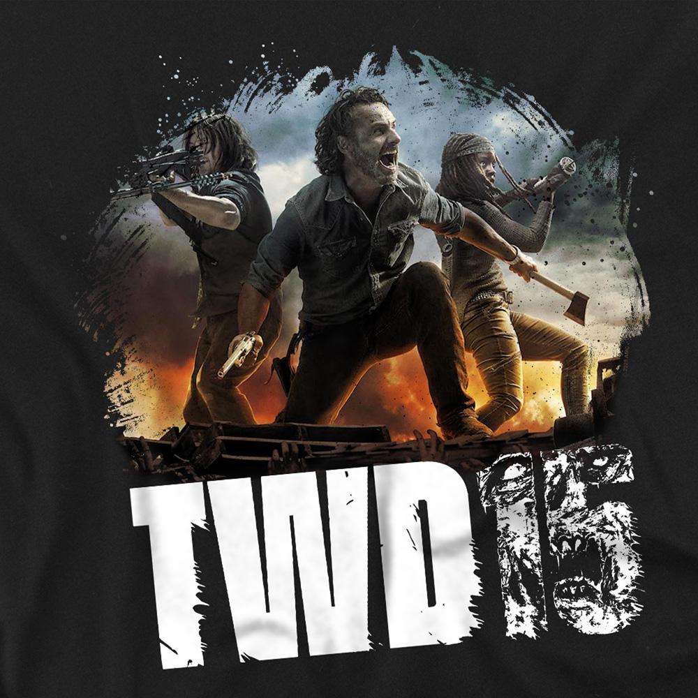 The Walking Dead Unisex Adult Group Pose T-Shirt