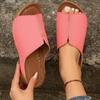 New foreign trade slope heel slippers women's thick bottom women's sandals casual and light large size