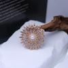 Exquisite Sunflower Brooch with Pearl Accent - Stylish Corsage Pin for Suit Coats