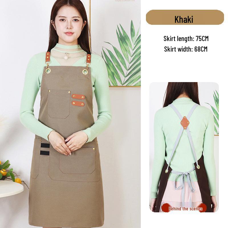 Waterproof Oil-Proof Apron for Kitchen, Dining, Restaurant, Gardening, or Work with Custom Logo Option
