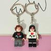 Set de Chei Handmade pentru Cuplu Iubesc Prietenul/Prietena Mea Pandantiv Figurină Drăguță Breloc pentru Rucsac Cadou pentru Cuplu Accesorii Cosplay