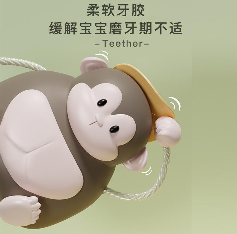 

[Строгий выбор] Новорожденный ребенок ручной барабан музыкальная палочка 01 лет детская погремушка игрушка может укусить