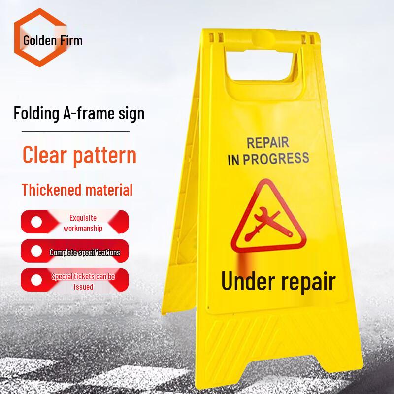 Folding A-Frame Warning Sign