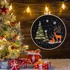 Christmas Embroidery Kit For Beginners Snow Scene Embroidery Kit Holiday Decorations For Kitchen Living Room Desktop Window