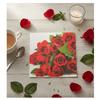 Pack of 20 Paper Napkins 25 X 25 Cm Red Roses