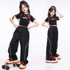 Meisjes Jazz Kleding Hip Hop Trend Kinderkleding Streetdance Kleding Meisjes Drumstel Hiphop Optrekleding