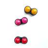 Dual Roller Resin Massage Ball for Muscle Relaxation and Fitness