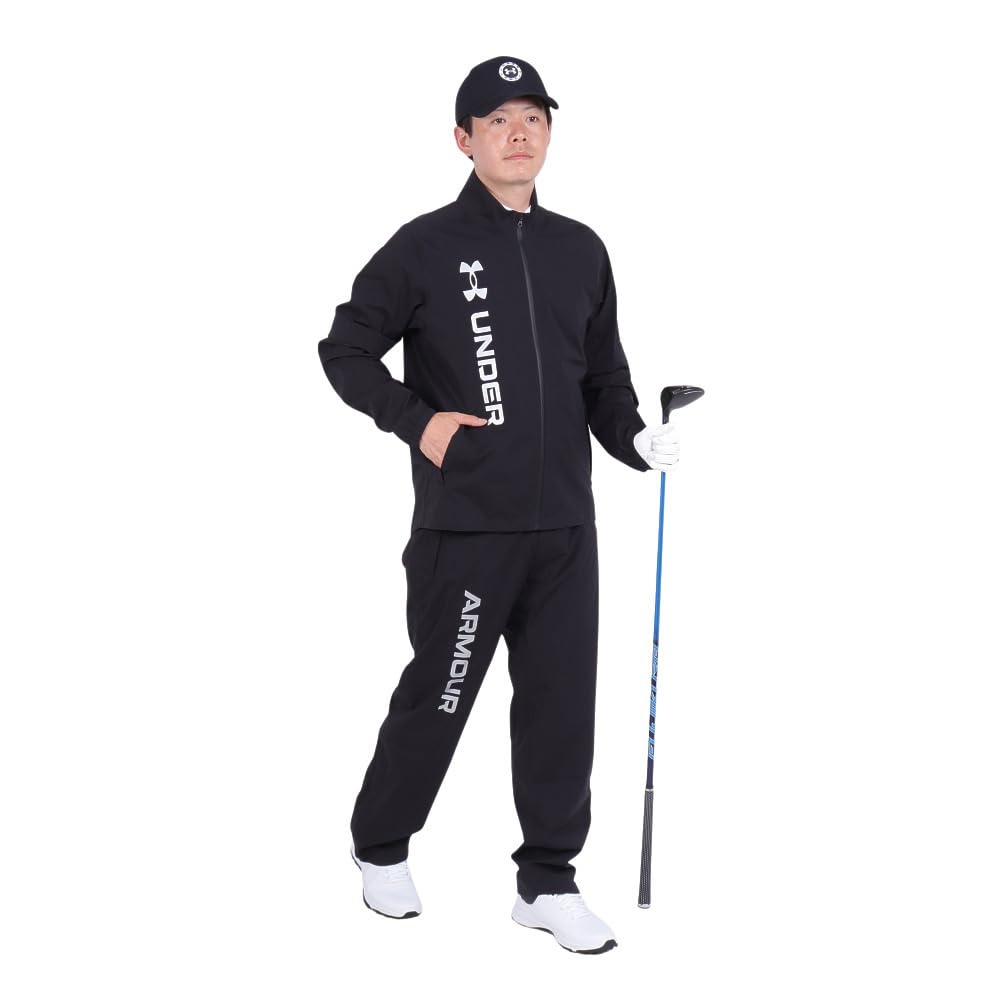 

Дождевой костюм UA Storm, компактно складывающийся, черный/серебристый, L [Under Armour] / /