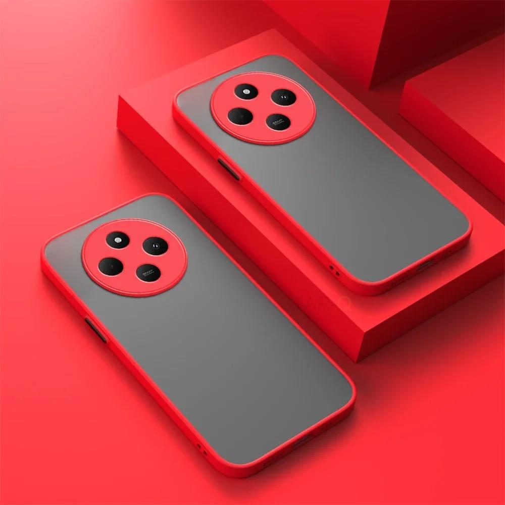 Reno12f S Matte Translucent Hard Case For Oppo Reno 12 F Reno12 Fs 4g 12f 12fs g Silicone Frosted Protect Back Cover Reno12fs