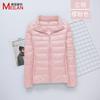 Down jacket women's new short light and thick warm and slim fashion jacket
