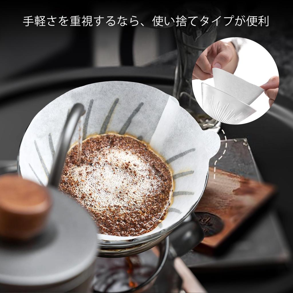 ShanSon V60 Coffee Dripper Cup Hand Home Convenient Coffee Filter, 1-4 Capacity, Drip, Stylish, Camping, Outdoor, Cafe, Cafe, Lightweight, Utensil,