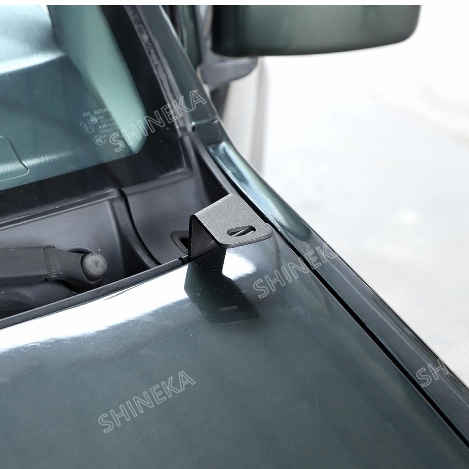 SHINEKA Engine Hood LED Light Mounting Bracket Work Light Holder Spotlight Support Stand for Suzuki Jimny 2012-2017 Accessories